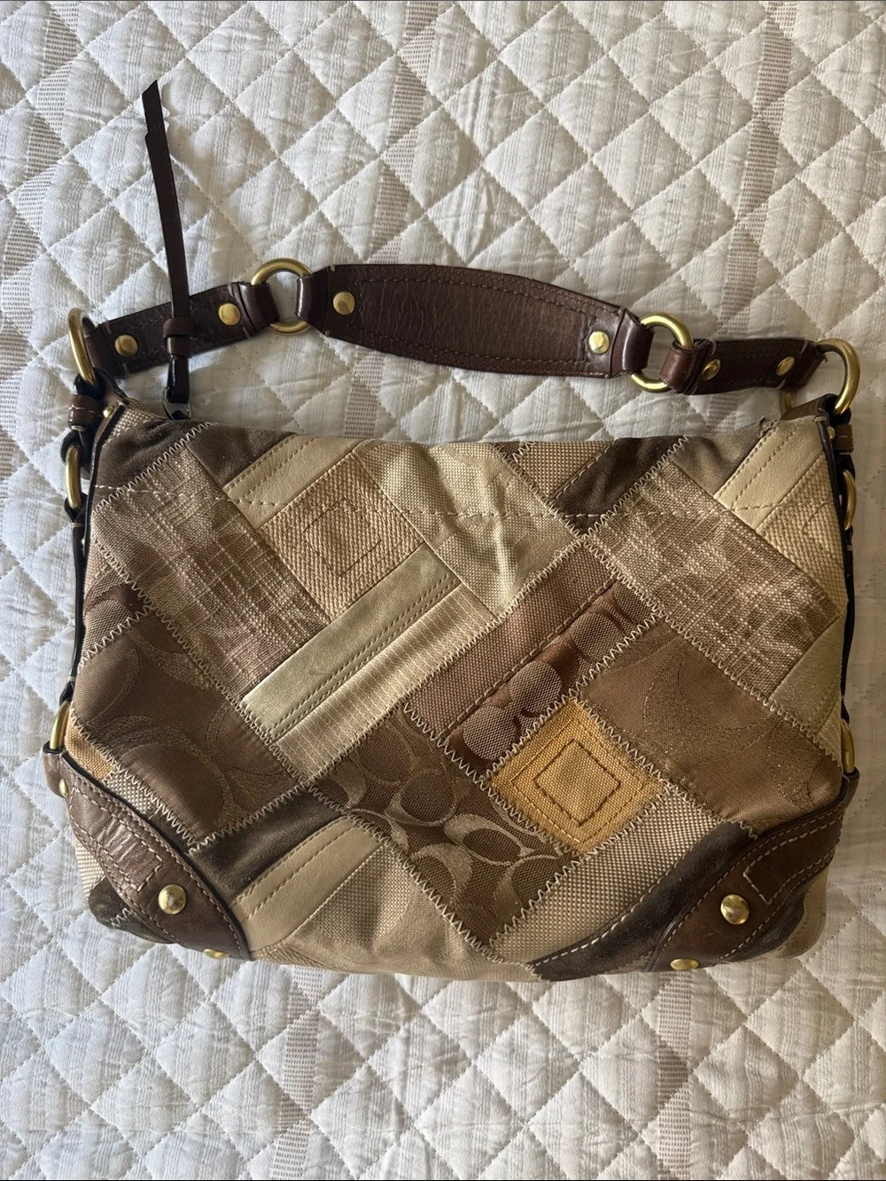 Coach Vintage Patchwork Shoulder Bag